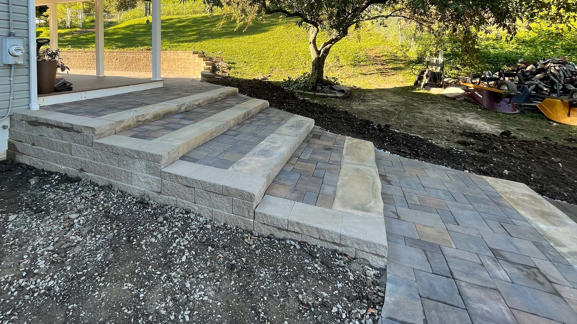 Winter hardscape care