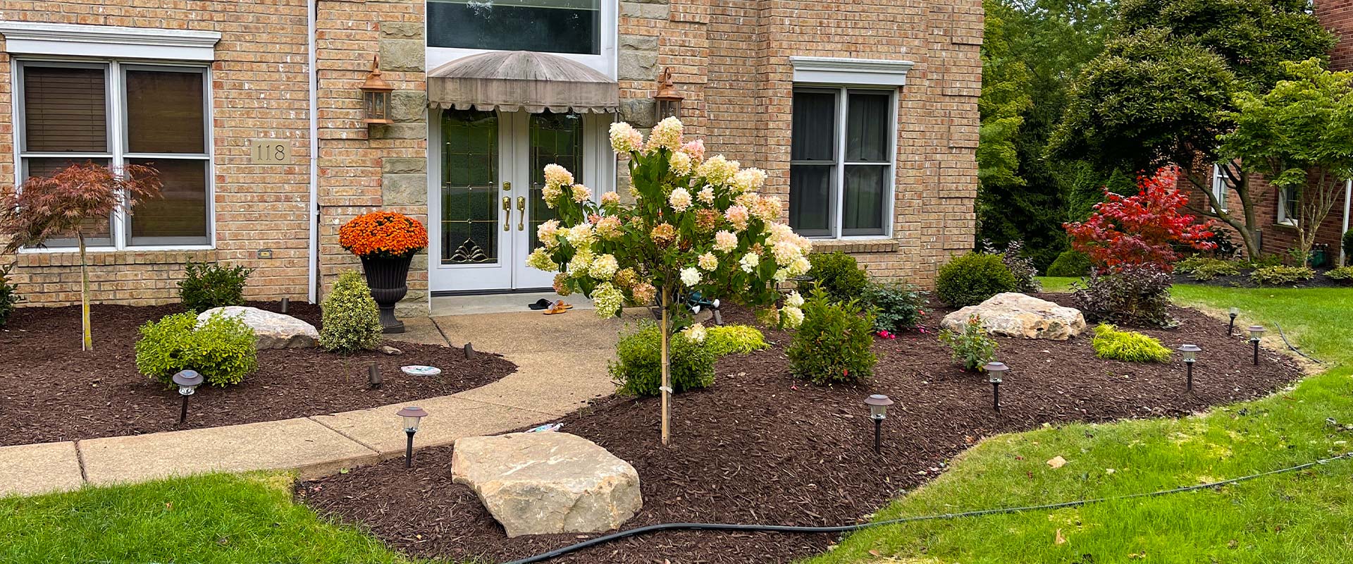 Planting bed installed by Q&A Landscaping