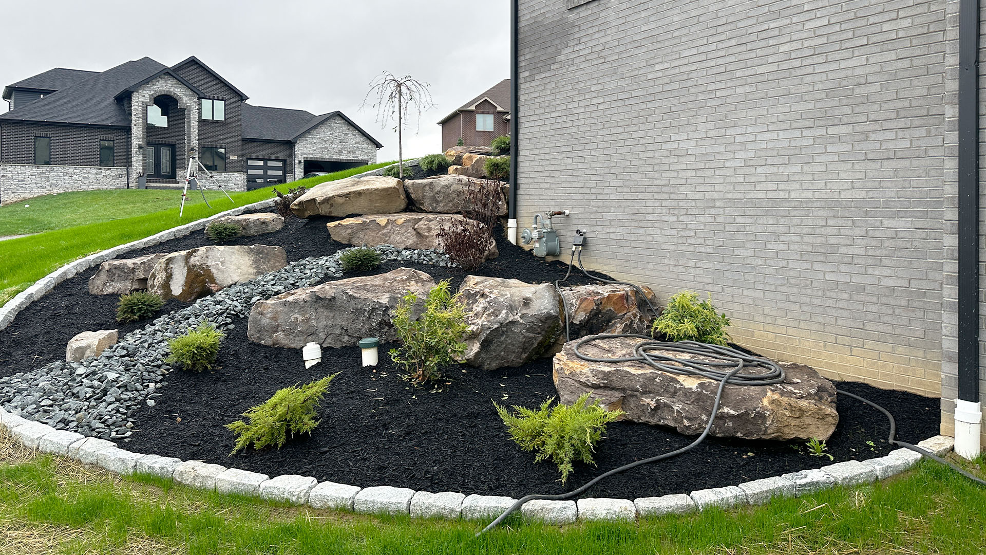 Landscape installation at a Venetia home
