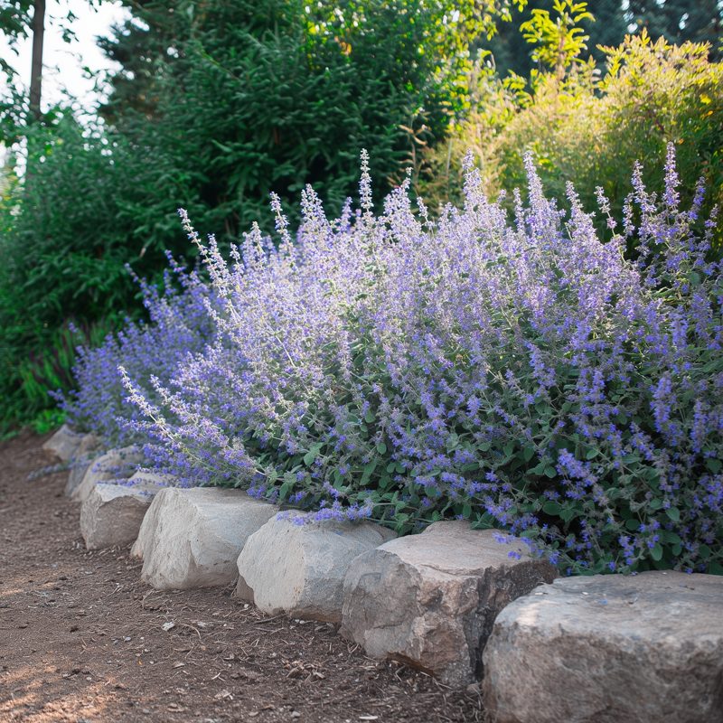 Catmint in bloom